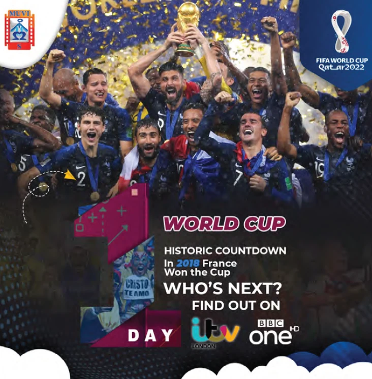 World Cup Countdown Campaign: One-day countdown graphic