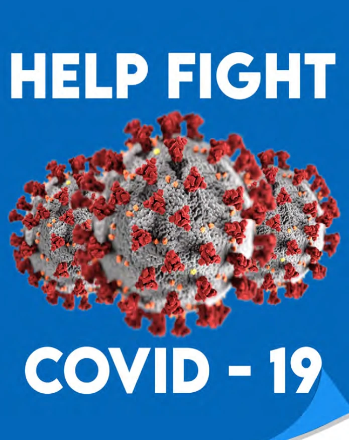 COVID-19 Public Health Campaign: COVID-19 awareness graphic