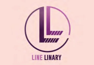 Line Linary logo design