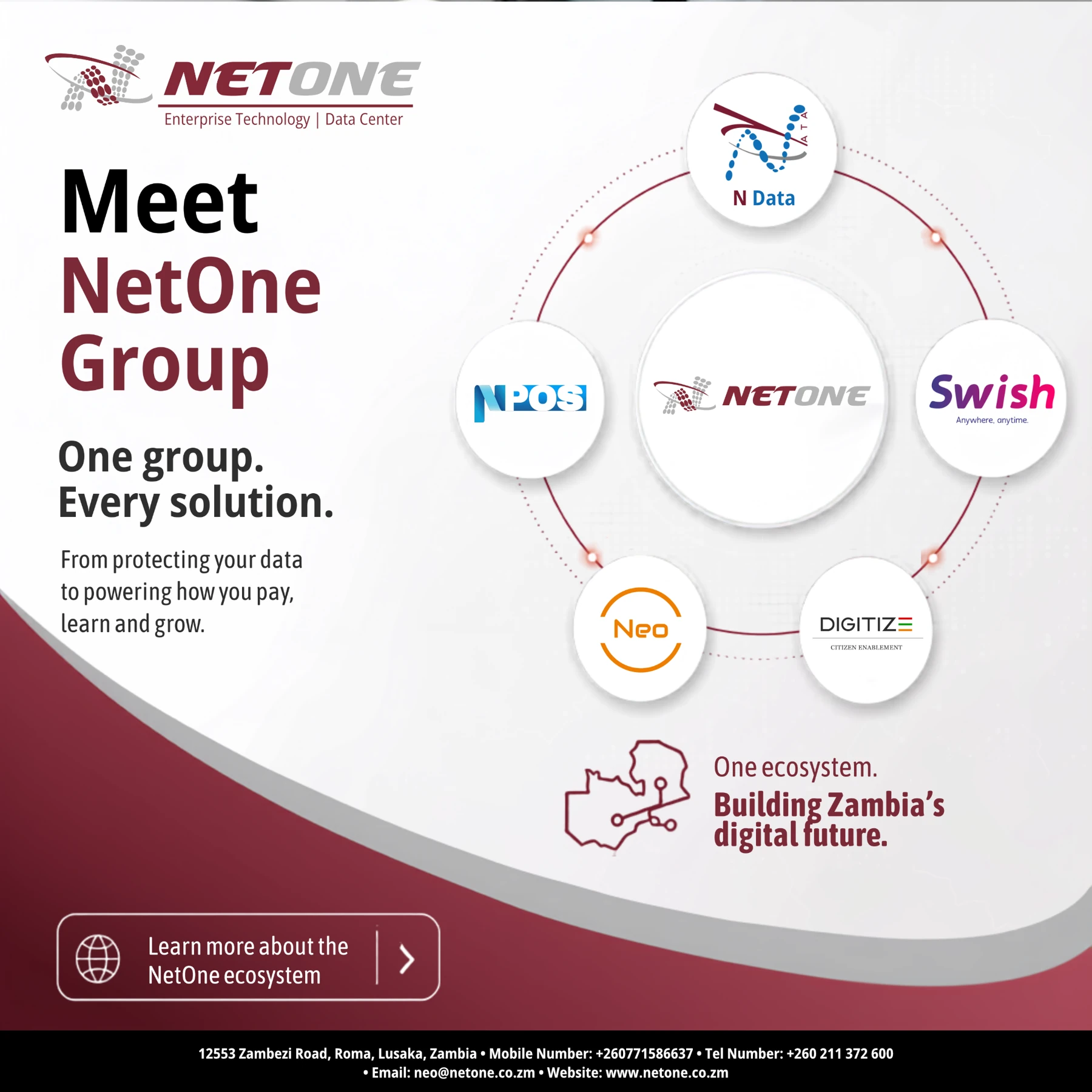 NetOne Group Communications: NetOne Group introduction graphic