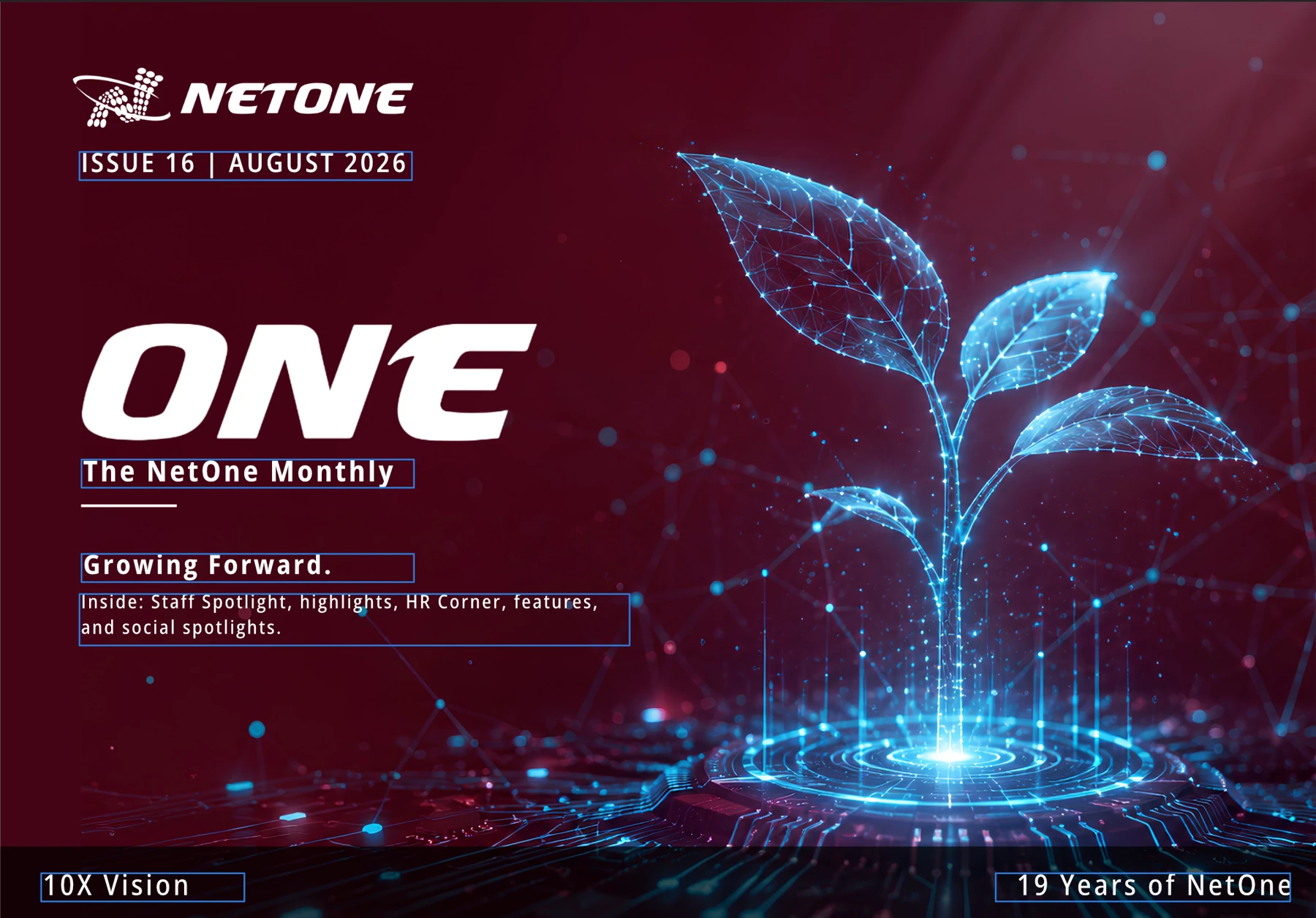 NetOne Monthly Newsletter: ONE newsletter cover